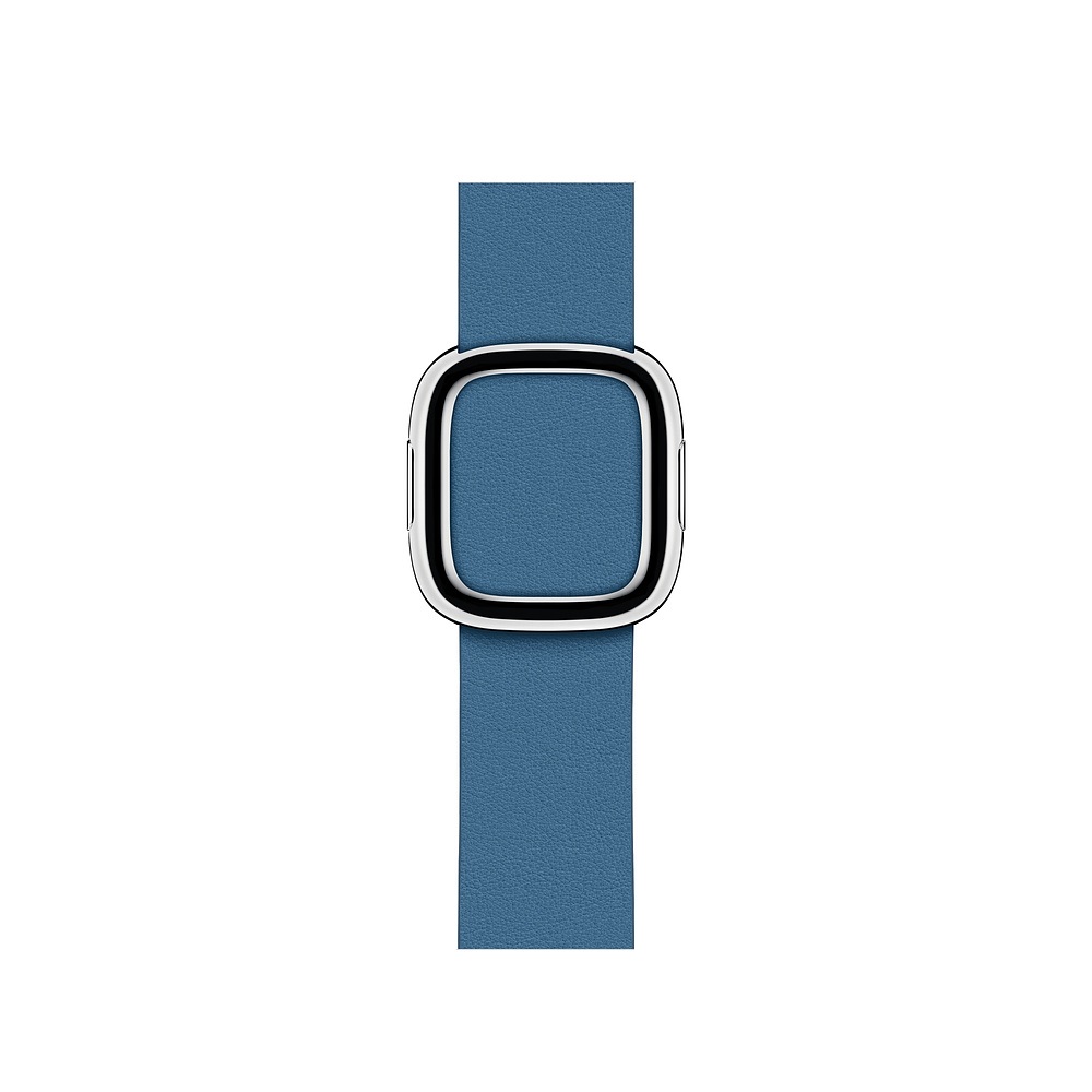 Curea Smartwatch Apple pentru Apple Watch Series 4 40mm Cape Cod Blue Modern Buckle Band - Medium