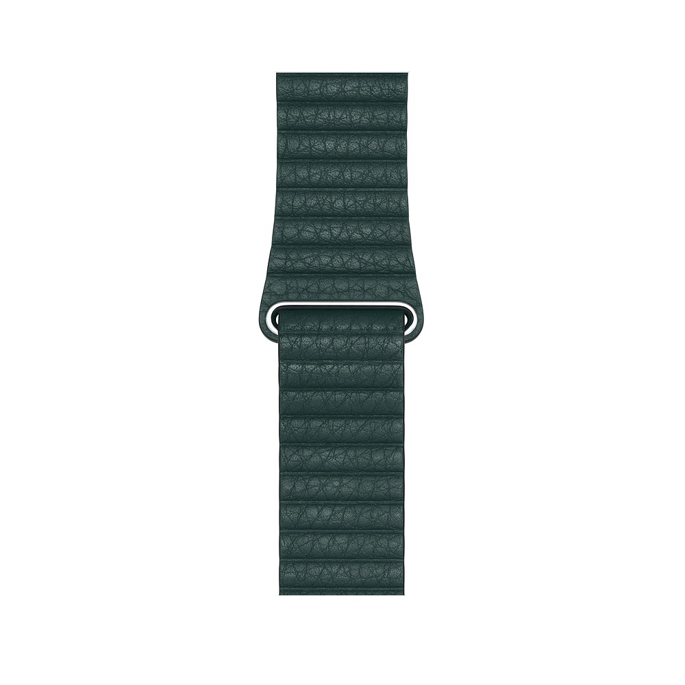 Curea Smartwatch Apple pentru Apple Watch Series 4 44mm Forest Green Leather Loop - Large