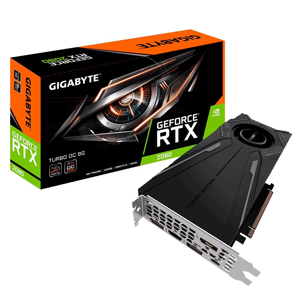 Placa Video Gigabyte GeForce RTX 2080 TURBO OC 8GB GDDR6 256 biti