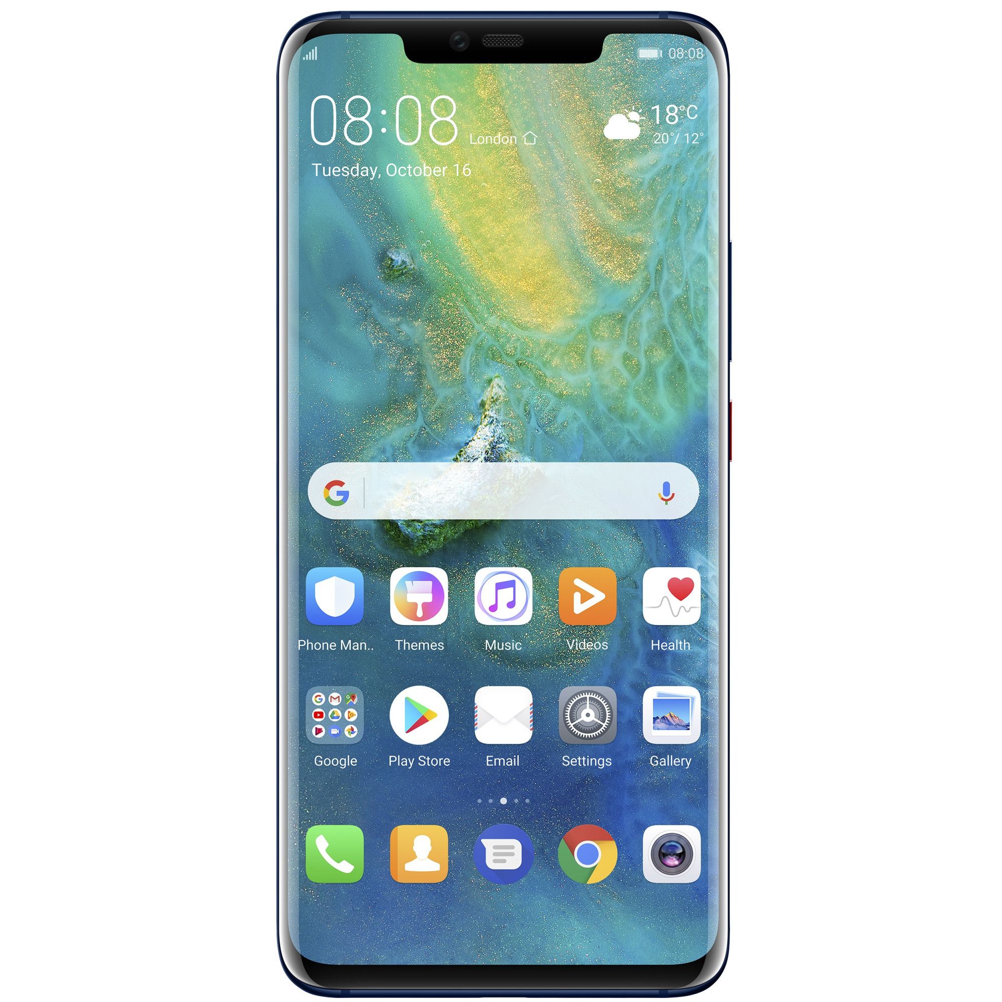 Telefon Mobil Huawei Mate 20 Pro 128GB Flash 6GB RAM Dual SIM 4G Midnight Blue