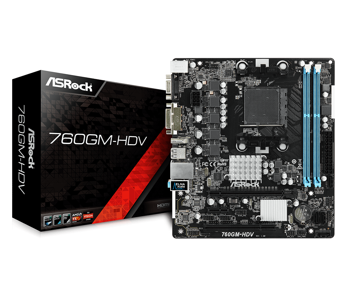 Placa de baza ASRock 760GM-HDV Socket AM3+