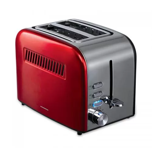 Prajitor de paine Heinner Crisp Passion HTP-850RDIX 850W 7 nivele de rumenire Rosu/Gri