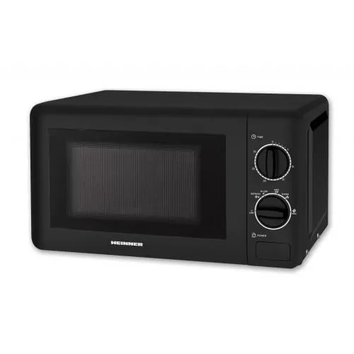 Cuptor cu microunde Heinner HMW-20BK2  20L  700W  Mecanic  Negru