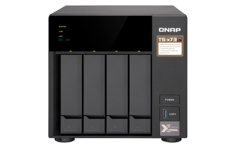 NAS Qnap TS-473-8G 4xGigabit fara HDD-uri