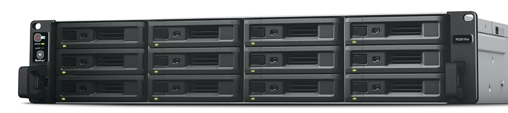 NAS Synology RS3618xs Gigabit 12-bay fara HDD-uri