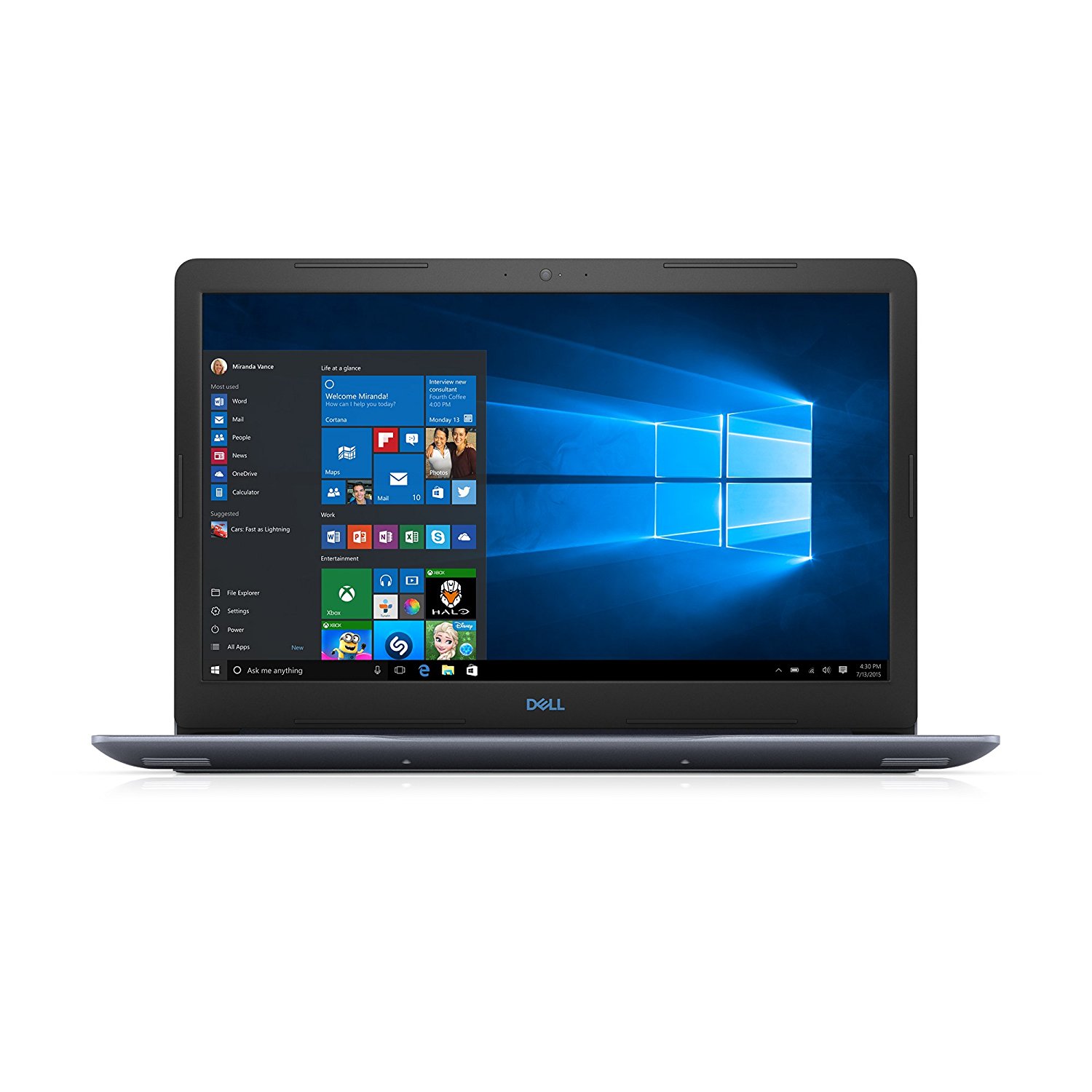 Notebook Dell G3 3779 17.3 Full HD Intel Core i7-8750H GTX 1050 Ti-4GB RAM 16GB HDD 1TB + SSD 128GB Linux