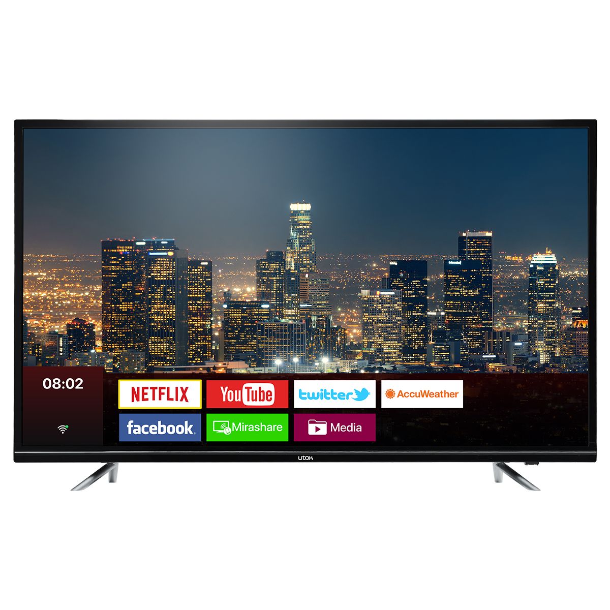 Televizor LED UTOK Smart TV U55UHD1 139cm 4K Ultra HD Negru