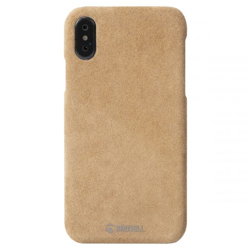 Capac protectie spate Krusell Broby Cover pentru Apple iPhone XS 5.8″ Cognac