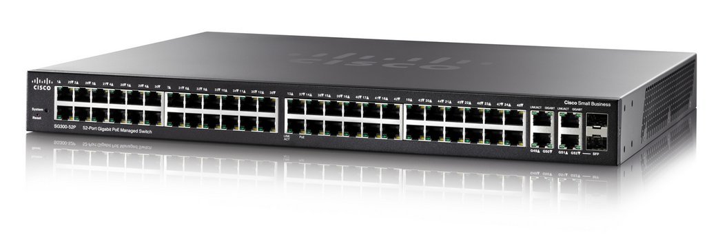 Switch Cisco SG350-52P-K9 cu PoE 52x1000Mbps-RJ45