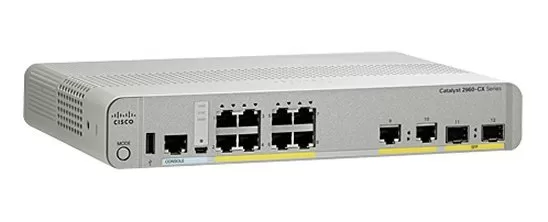 Switch Cisco WS-C2960CX-8TC-L fara PoE 8x1000Mbps-RJ45 + 2xSFP