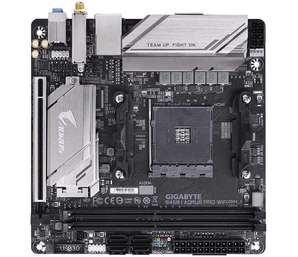 Placa de baza Gigabyte B450 I AORUS PRO WIFI Socket AM4