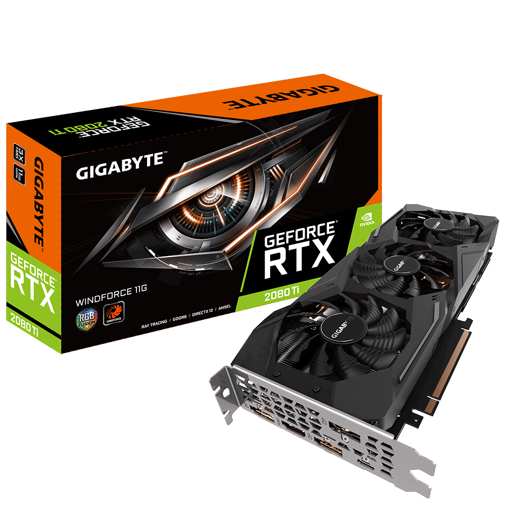 Placa Video Gigabyte GeForce RTX 2080 Ti WINDFORCE 11GB GDDR6 352 biti