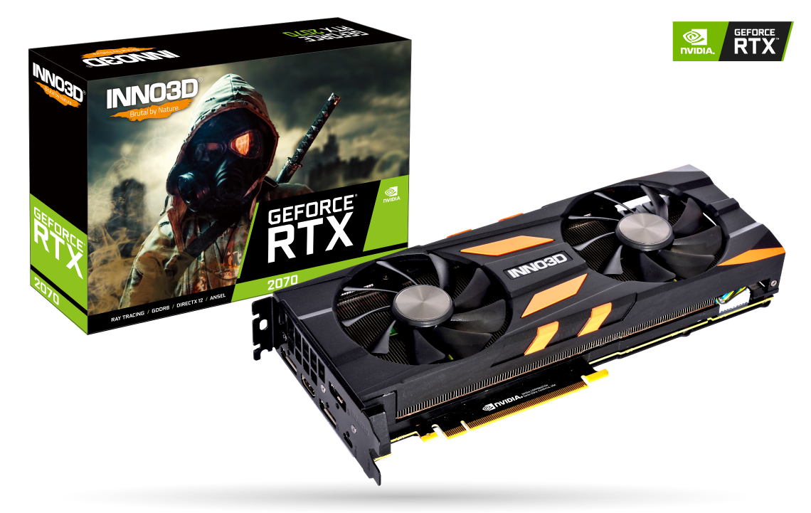 Placa Video Inno3D GeForce RTX 2070 X2 OC 8GB DDR6 256 biti