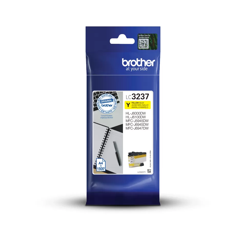 Brother Cartus Inkjet LC3237Y 1500 pagini Yellow