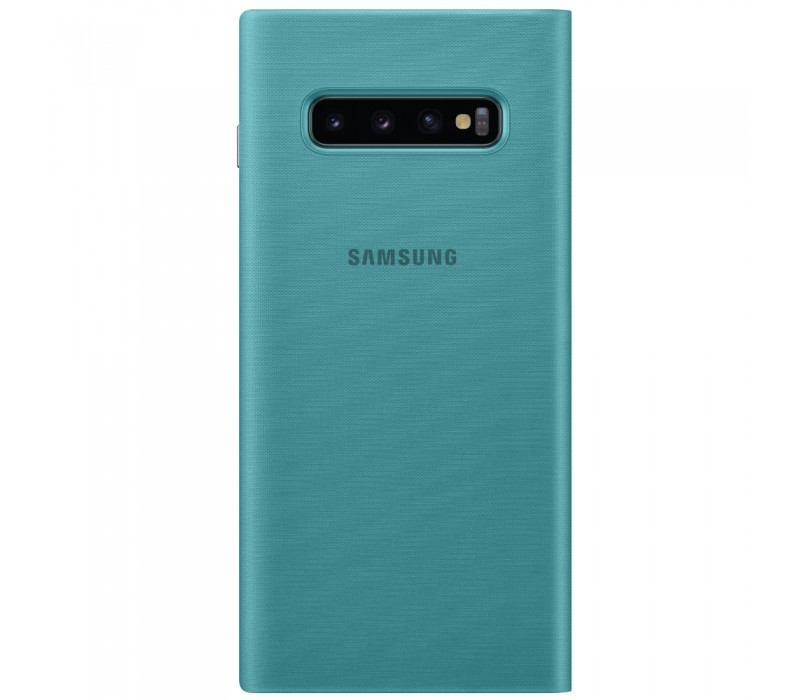 Husa Samsung LED View Cover pentru Galaxy S10 Plus (G975F) Green