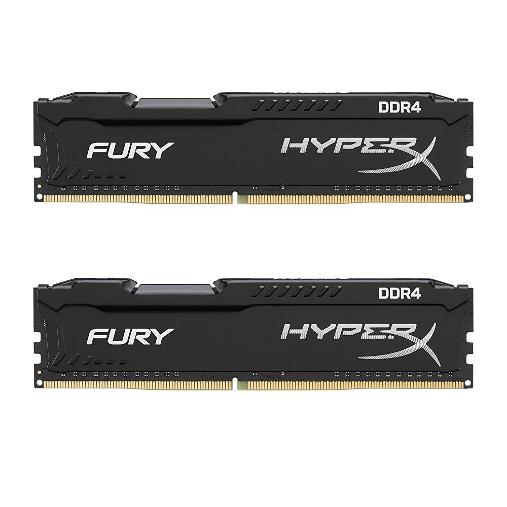 Memorie Desktop Kingston HyperX Fury HX426C16FB2K2/16 2x8GB DDR4 2666MHz CL16 Black