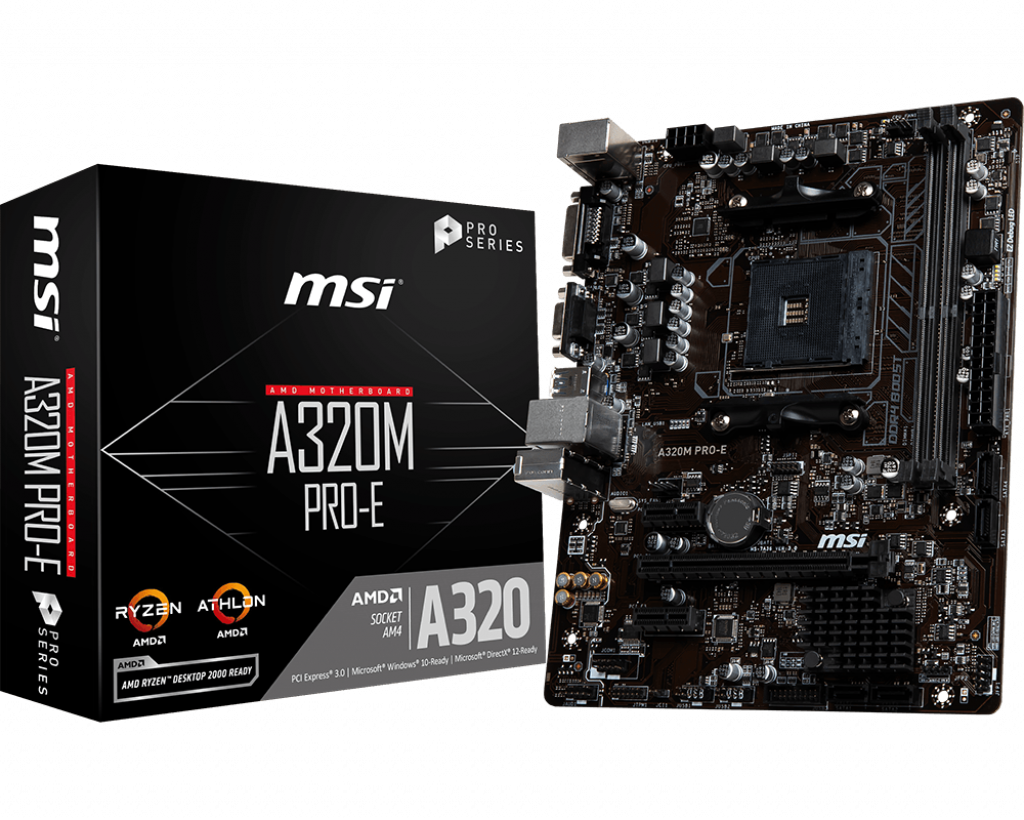 Placa de baza MSI A320M PRO-E Socket AM4