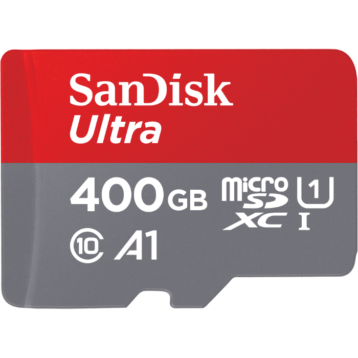 Card de memorie Sandisk microSDXC ULTRA Android 400GB CL10 A1 UHS-I + adaptor SD