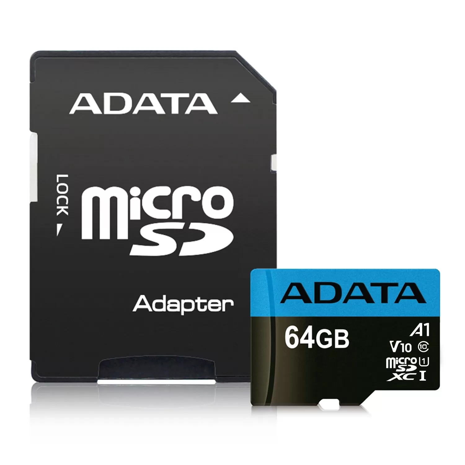 Card de Memorie A-Data Premier  Micro SDXC  64GB  UHS 1  V10  CL10 + Adaptor