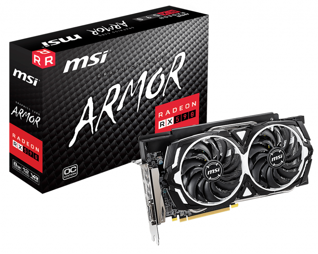 Placa Video MSI Radeon RX 590 ARMOR 8GB GDDR5 256 biti