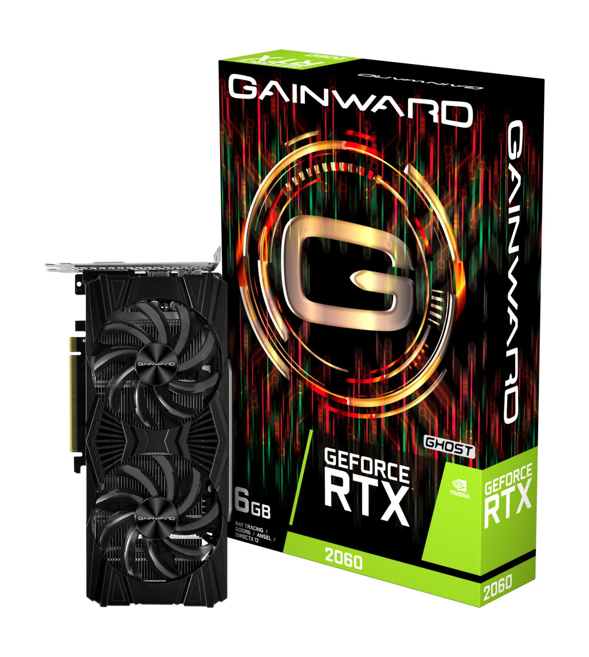 Placa Video Gainward GeForce RTX 2060 Ghost 6GB GDDR6 192biti