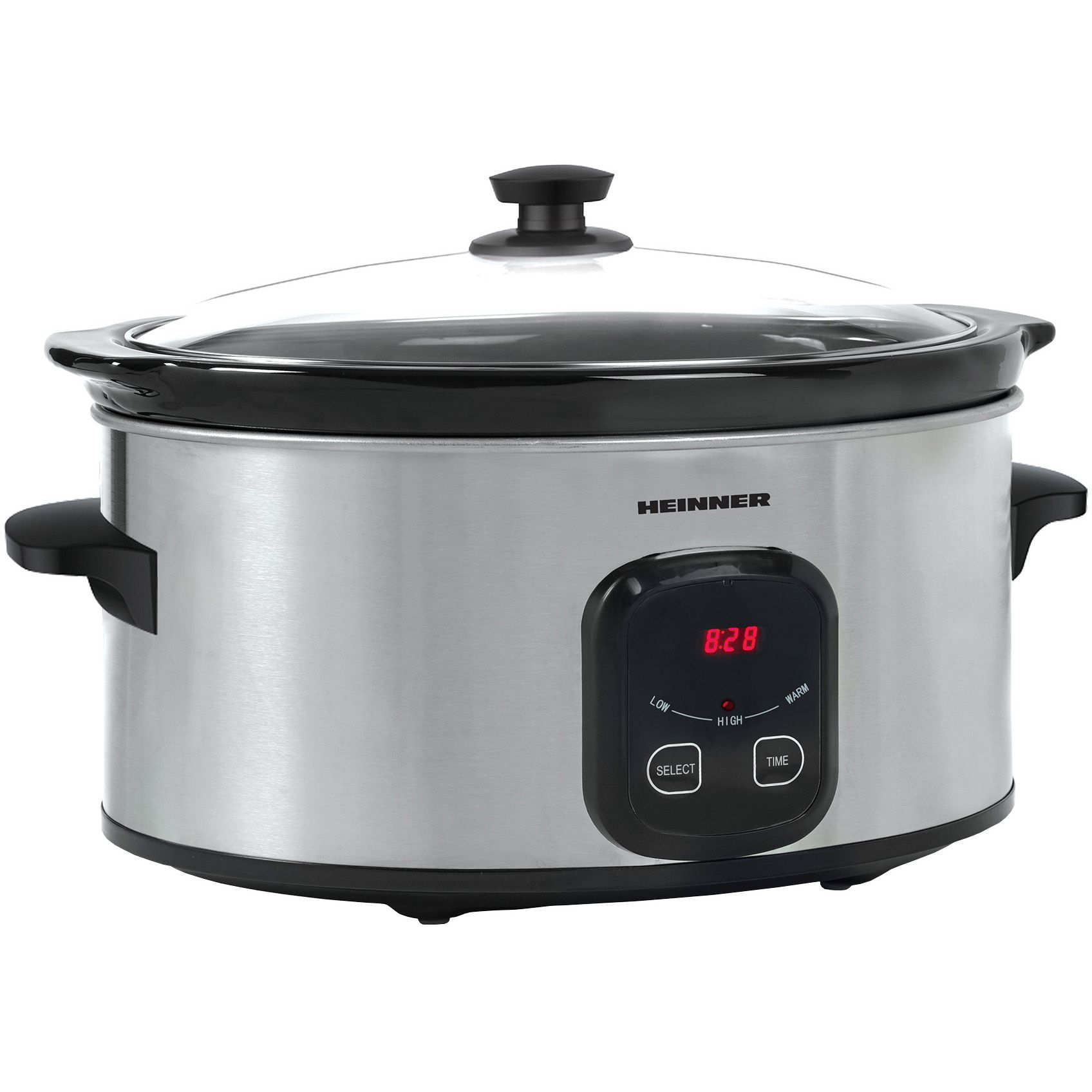 Slow Cooker Heinner Blossom HSCK-C57IX 5.7L Argintiu