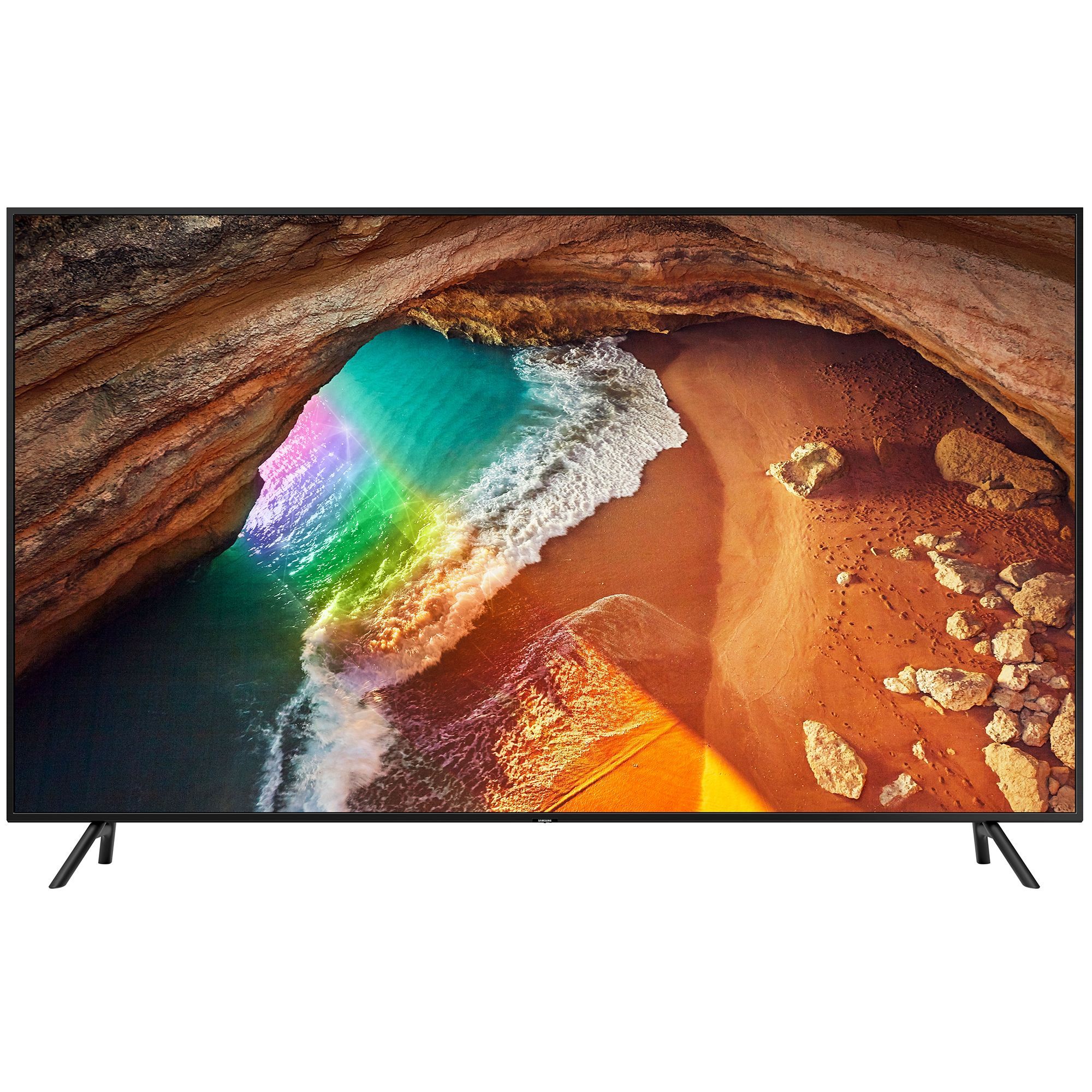 Televizor QLED Samsung Smart TV QE65Q60RAT 163cm 4K Ultra HD Negru