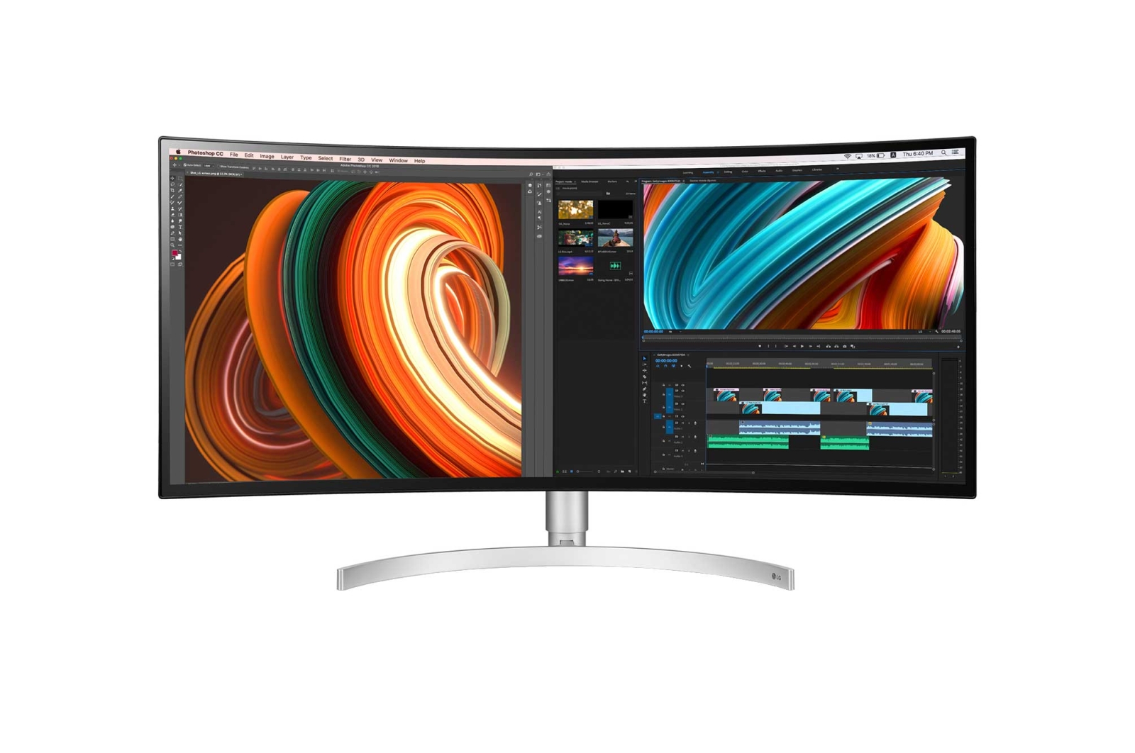 Monitor LED LG 34WK95C-W 34 Curbat Ultrawide QHD 5ms Alb