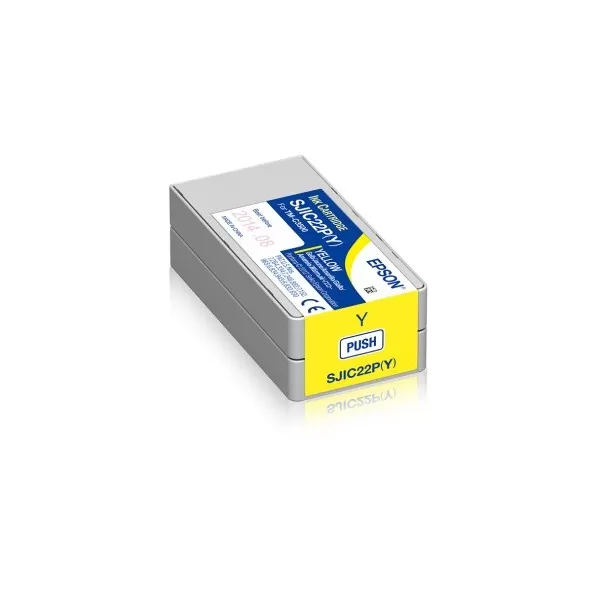 Cartus Inkjet Epson SJIC22P(Y)  Yellow