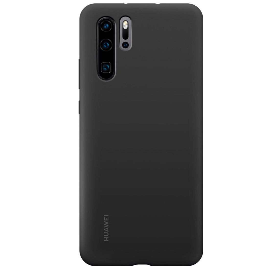 Capac protectie spate Huawei Silicone Cover pentru Huawei P30 Pro Black