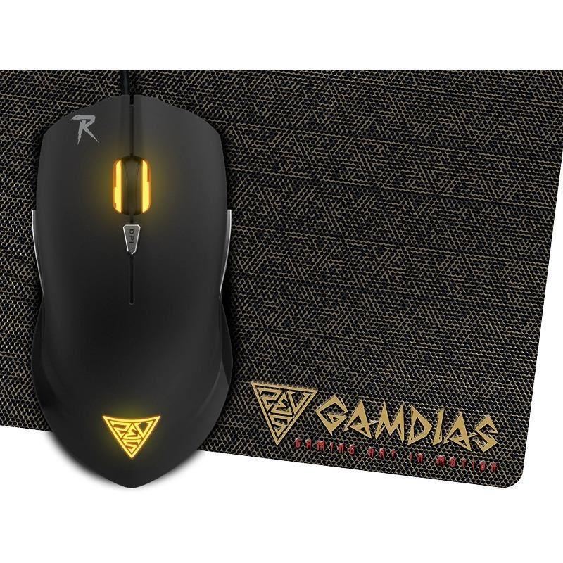 Mouse Gaming Gamdias Ourea E1 + Mousepad Nyx E1