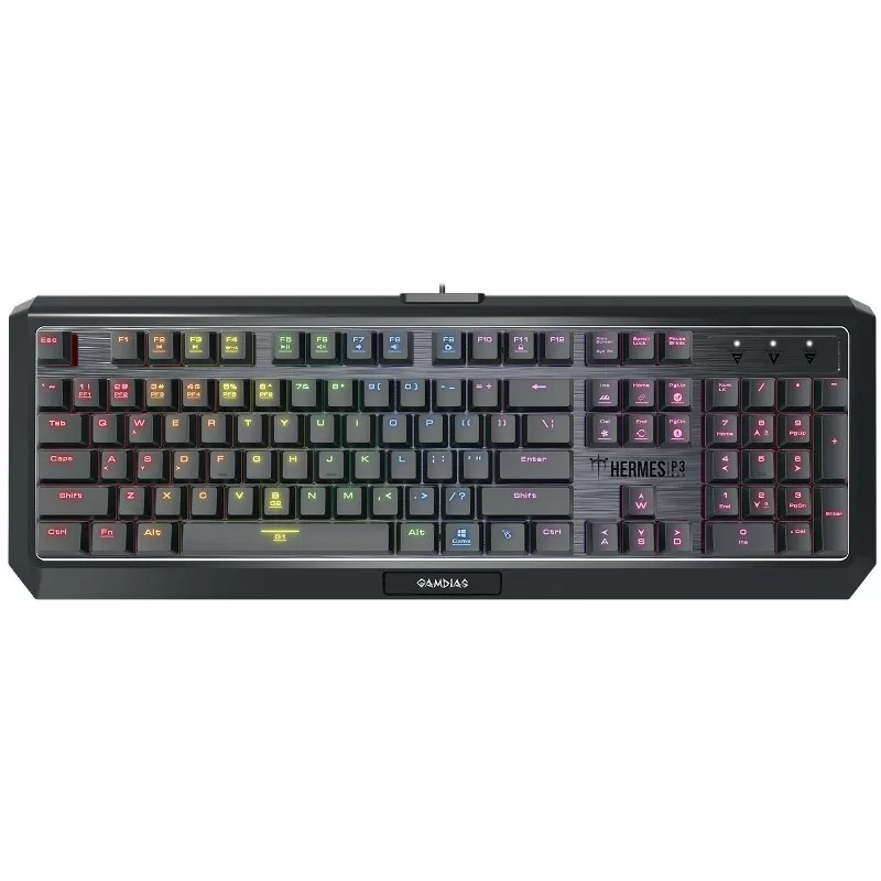 Tastatura Gaming Gamdias Hermes P3 Black