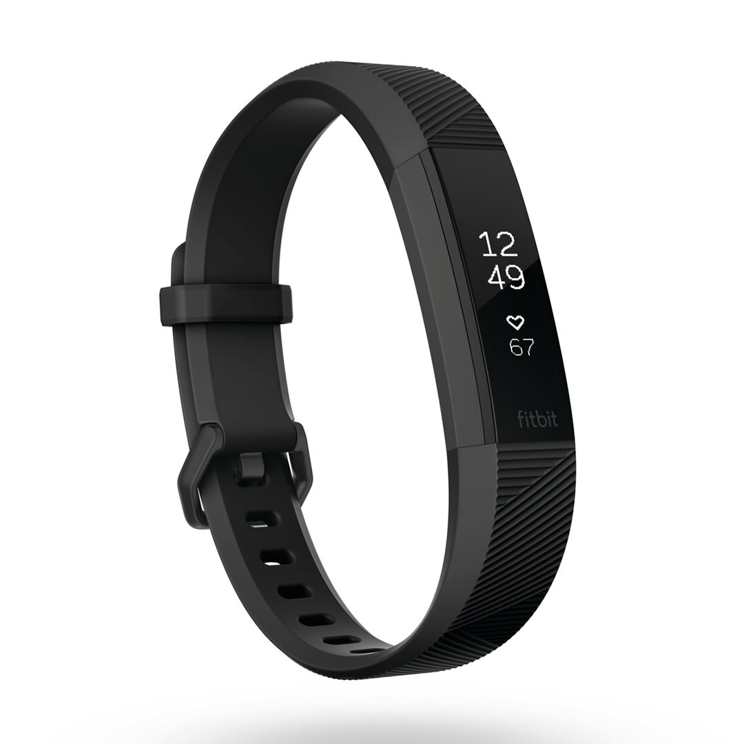 Bratara Fitness Fitbit Alta HR Large Gunmetal Black