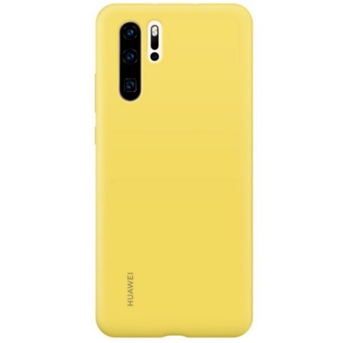 Capac protectie spate Huawei Silicone Cover pentru Huawei P30 Pro Yellow