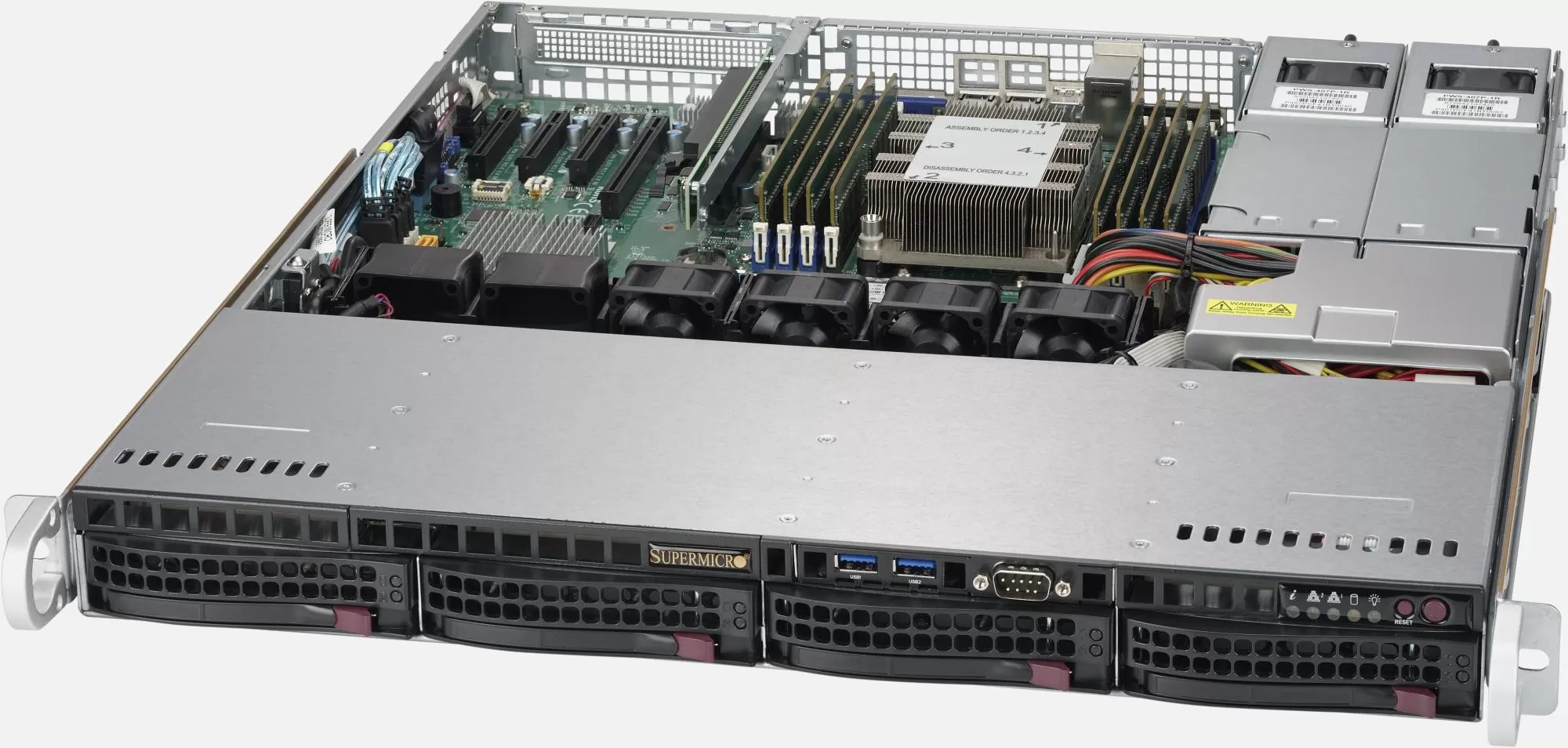 Barebone Server Supermicro 5019P-MTR  4xLFF