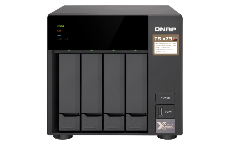 NAS Qnap TS-473-4G 4xGigabit 4-bay 4GB RAM fara HDD-uri
