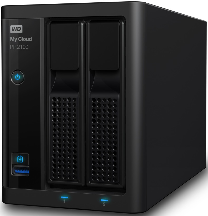 NAS Western Digital My Cloud Pro PR2100 2xGigabit 2-bay 2x10TB