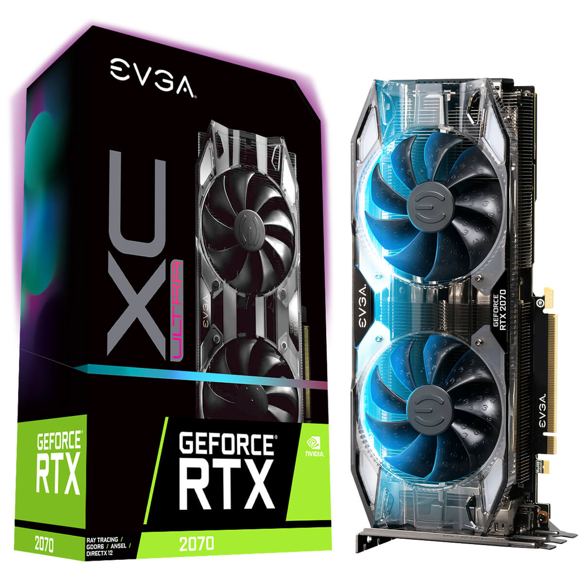 Placa Video EVGA GeForce RTX 2070 XC ULTRA GAMING 8GB GDDR6 256 biti