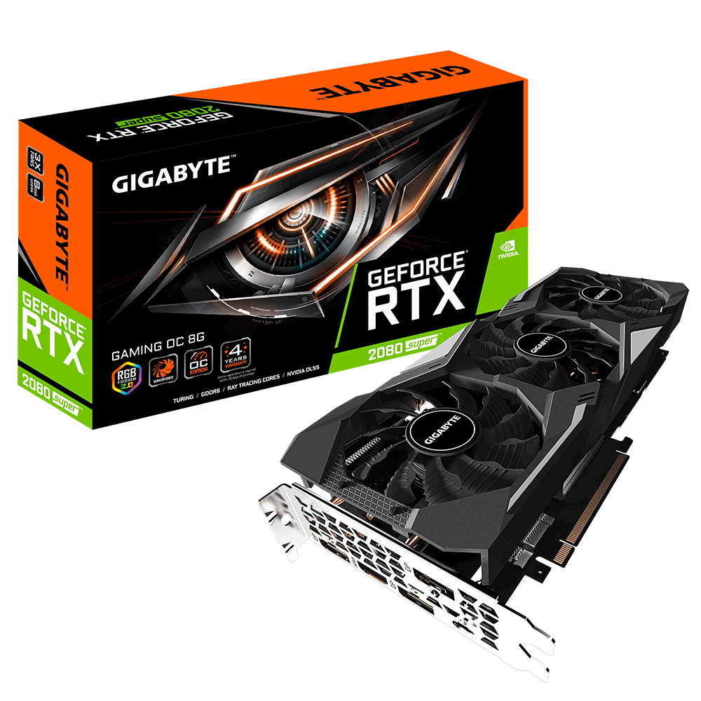 Placa Video Gigabyte GeForce RTX 2080 SUPER GAMING OC 8G 8GB GDDR6 256 biti HDMI 3xDP