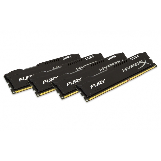 Memorie Desktop Kingston HyperX Fury HX426C16FB2K4/32 32GB(4 x 8GB) DDR4 2666Mhz CL16