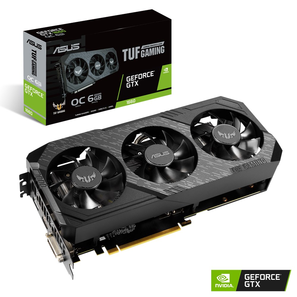 Placa Video ASUS TUF 3 Gaming GeForce GTX 1660 OC 6GB GDDR5 192 biti