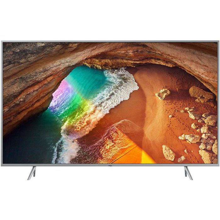 Televizor QLED Samsung Smart TV QE65Q65RAT 163cm 4K Ultra HD Argintiu