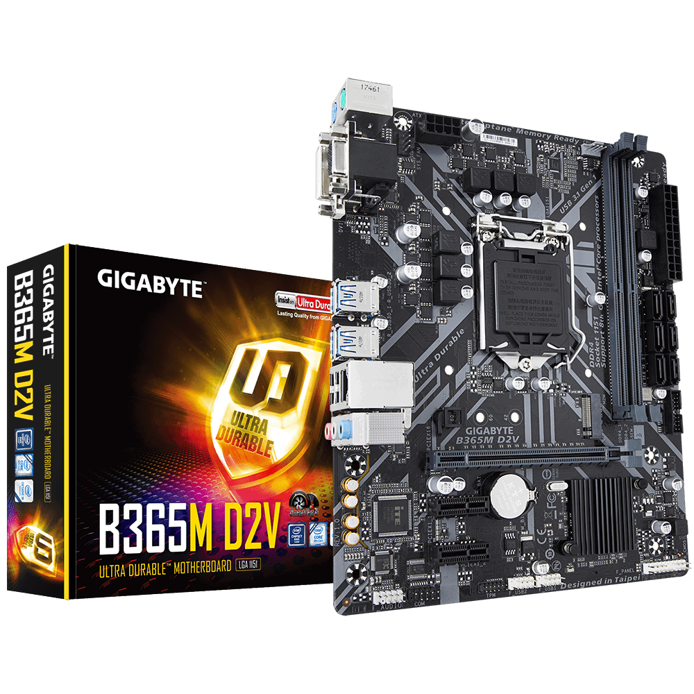 Placa de baza Gigabyte B365M D2V Socket 1151 v2