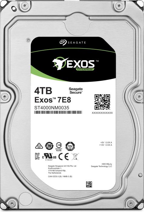 Hard Disk Desktop Seagate EXOS ST4000NM0115 4TB 7200RPM SATA III