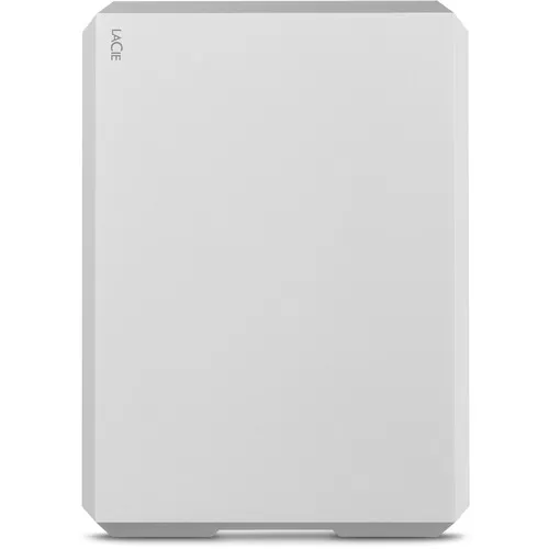 Hard Disk Extern LaCie Mobile Drive 2TB USB-C Moon Silver