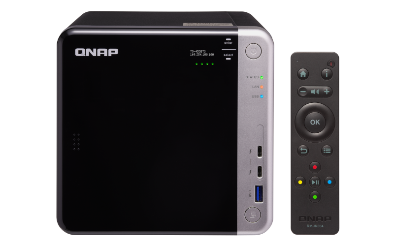 NAS Qnap TS-453BT3-8G 2xGigabit 4-bay 8GB RAM fara HDD-uri