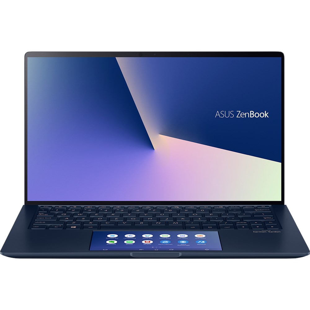 Ultrabook Asus ZenBook UX334FL 13.3 Full HD Intel Core i7-8565U MX250-2GB RAM 16GB SSD 512GB Windows 10 Pro Albastru