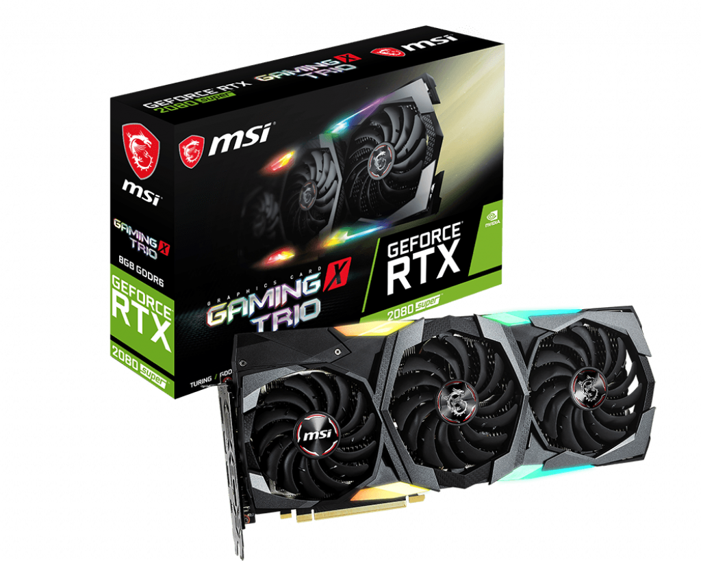 Placa Video MSI GeForce RTX 2080 SUPER GAMING X TRIO 8GB GDDR6 256 biti