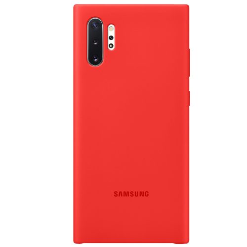 Capac protectie spate Samsung Silicone Cover pentru Galaxy Note 10 Plus (N975) Red