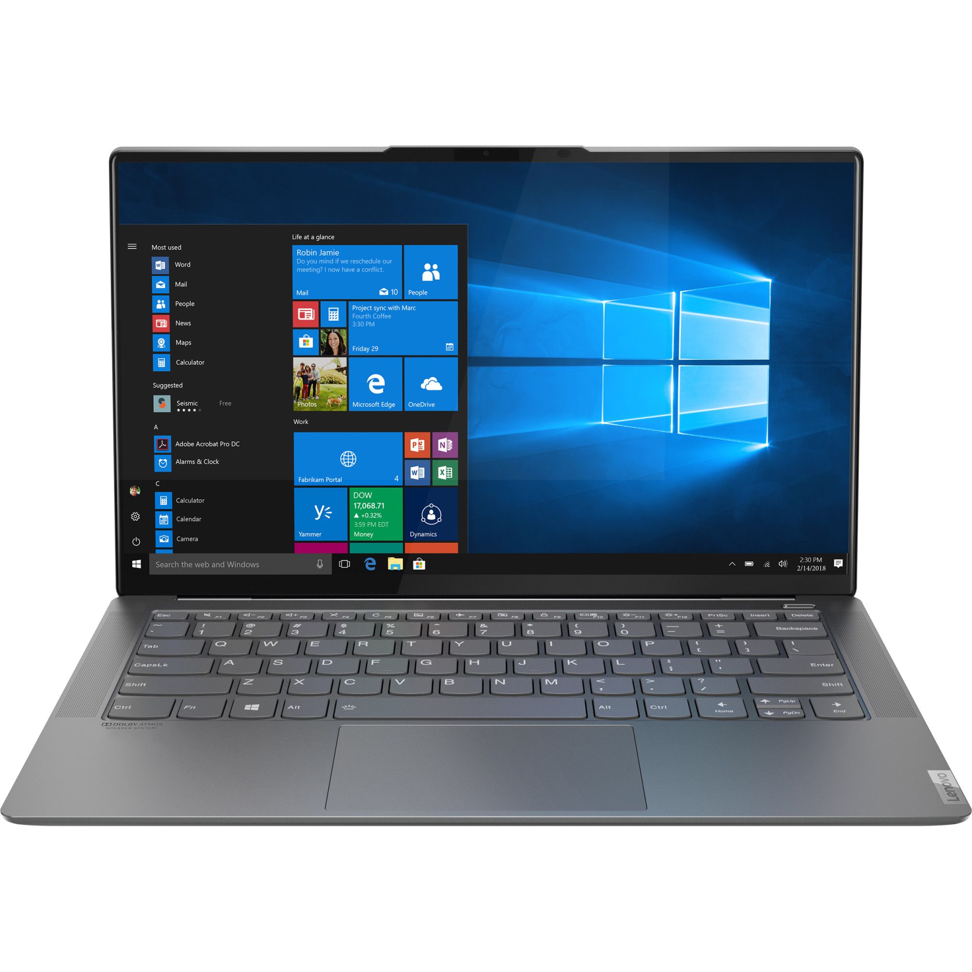 Ultrabook Lenovo Yoga S940 14 Ultra HD Intel Core i7-8565U RAM 16GB SSD 1TB Windows 10 Home